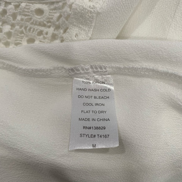 Runaway story blouse top 3/4 sleeve size M - Picture 3 of 7